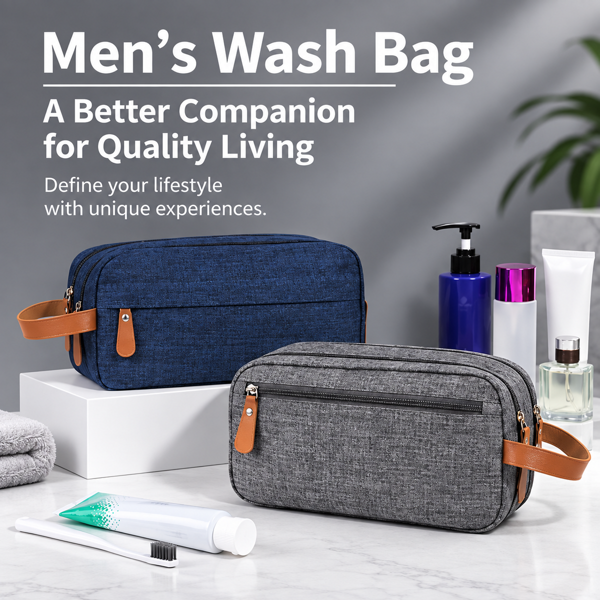 Travel Smarter with the Men’s Wash Bag Built for Every Trip