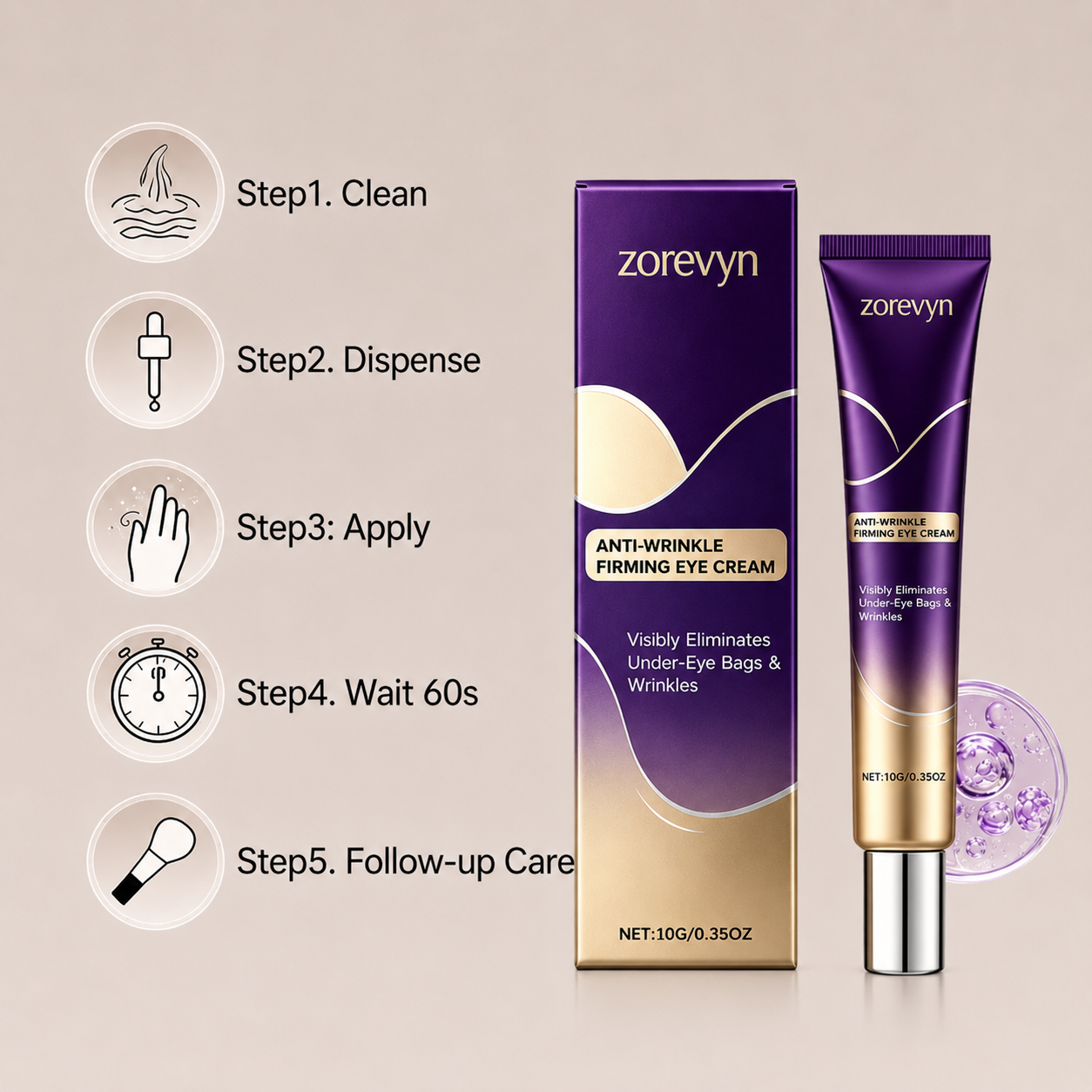 Zorevyn™ Instant Face Temporary Tightener – Instant visible results in 30 seconds