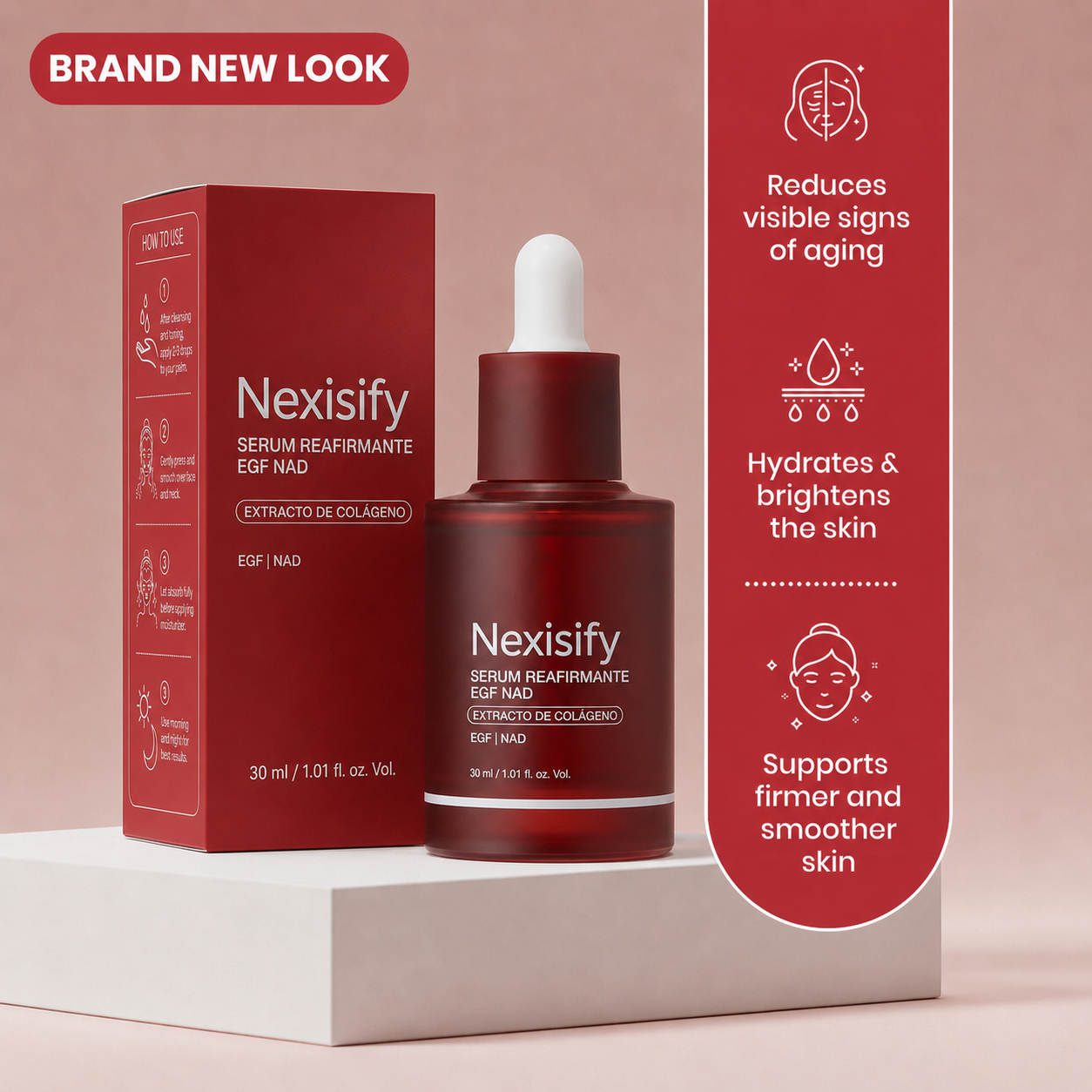 ✨ Nexisify™ Korean NAD EGF Firming Serum | 🎁 Buy 1 Get 1 FREE