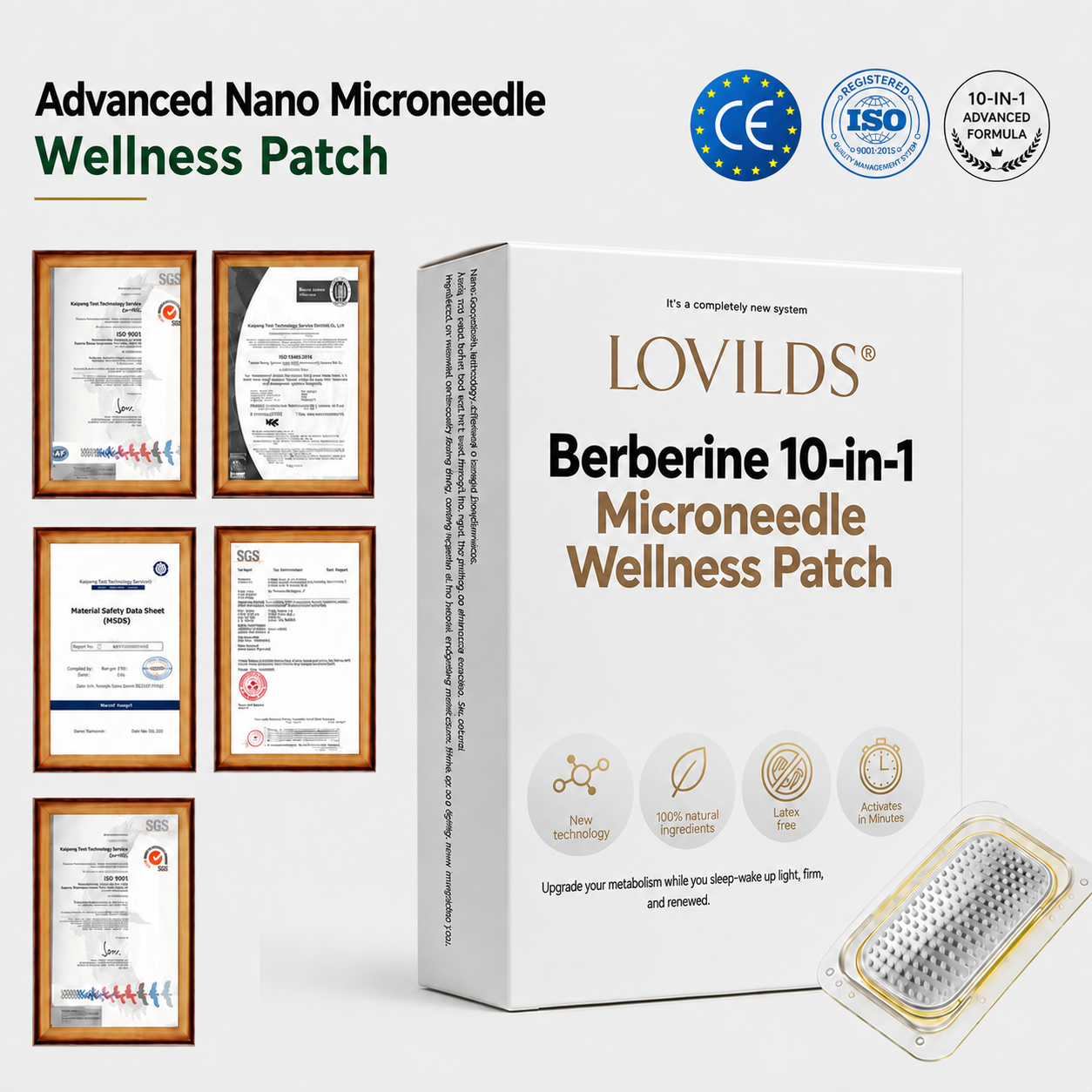 New 2026 Upgrade: LOVILDS 10-in-1 Microneedle Wellness Patch