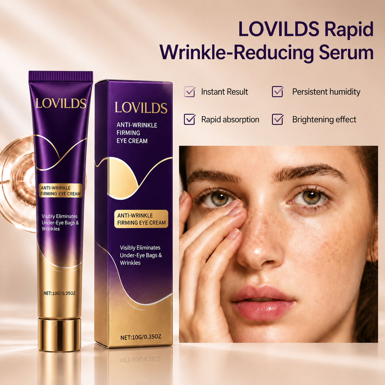 🔥LAST DAY 50% OF LOVILDS™ Instant Face Temporary Tightener – Instant visible results in 30 seconds