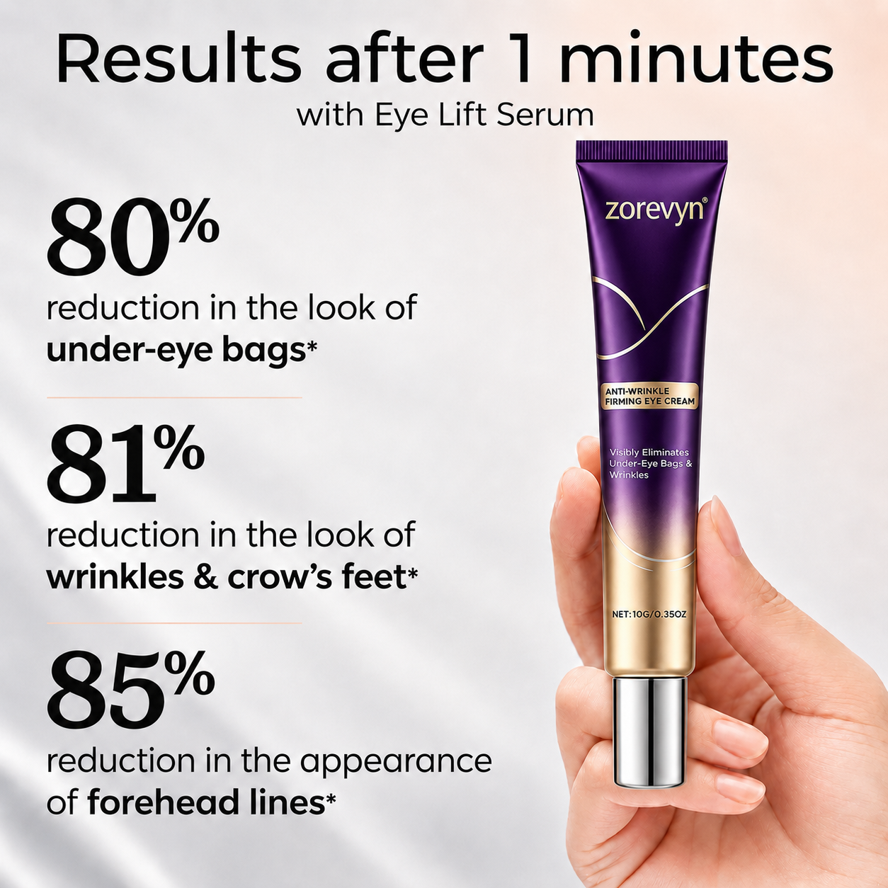 Zorevyn™ Instant Face Temporary Tightener – Instant visible results in 30 seconds