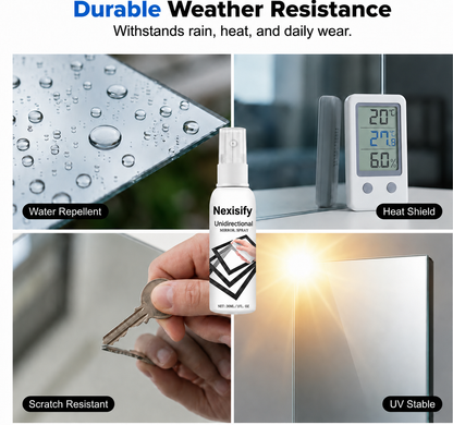 69% OFF Reflective Window Spray | Unidirectional Mirror Privacy Shield for Home & Car