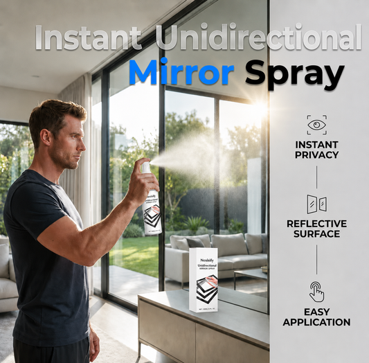 69% OFF Reflective Window Spray | Unidirectional Mirror Privacy Shield for Home & Car