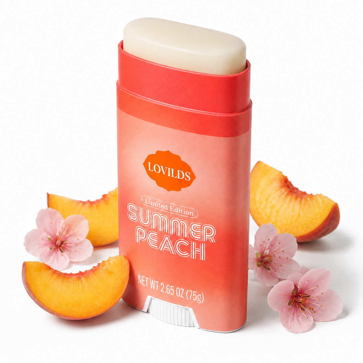 LOVILDS Summer Peach Deodorant – Freshness & Gentle Underarm Care