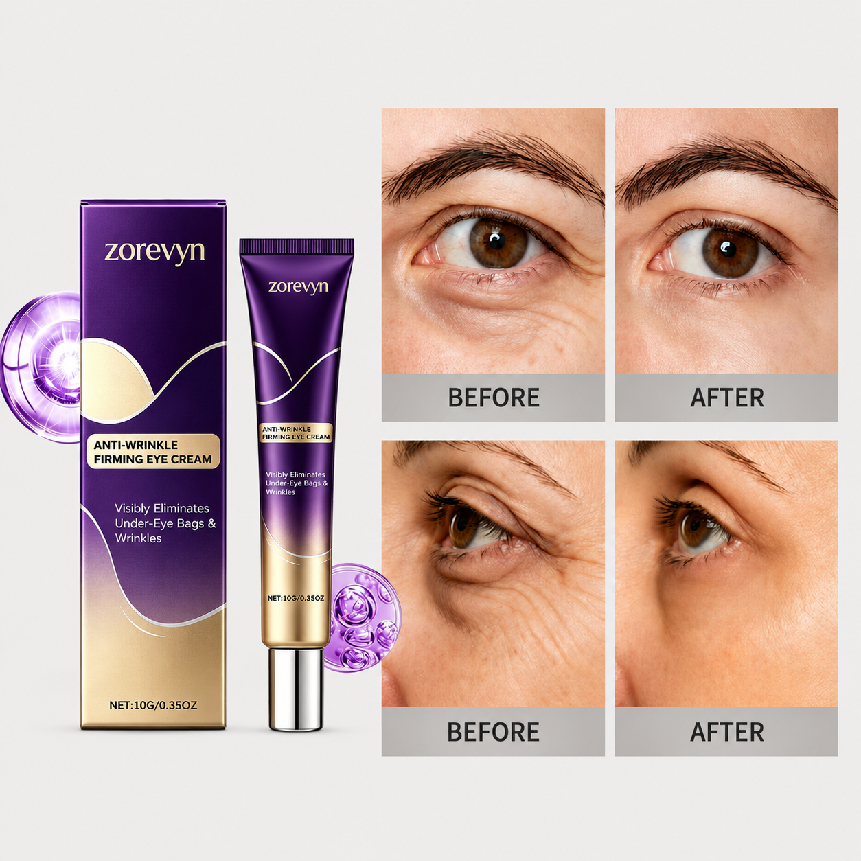 Zorevyn™ Instant Face Temporary Tightener – Instant visible results in 30 seconds