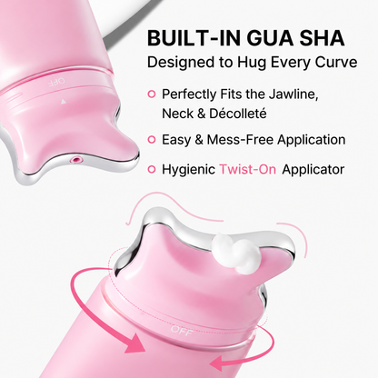 🦢Neck Wrinkle Eraser! Built-In Gua Sha Cream w/5% Anemarrhena Root Complex + PDRN Korean Skincare