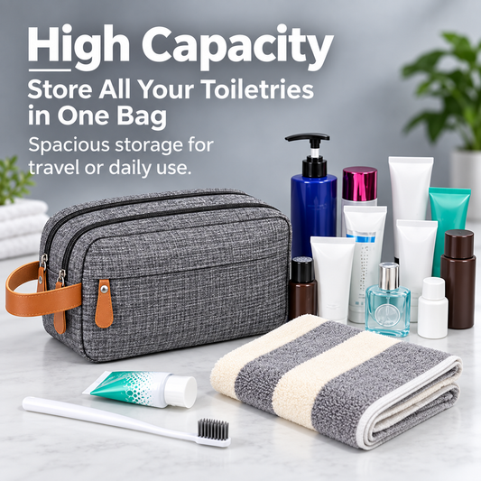 Travel Smarter with the Men’s Wash Bag Built for Every Trip