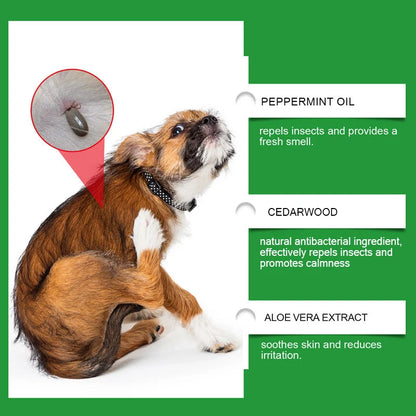 LOVILDS™🍃Natural Flea & Tick Spray for Dogs & Cats–Helps Kill & Repel Fleas & Ticks