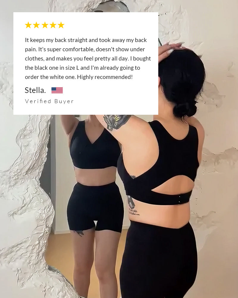 🔥LAST DAY PROMOTION - 50% OFF | LOVILDS Front Closure Cross-Back Wireless Posture Bra