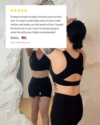 🔥LAST DAY PROMOTION - 50% OFF | LOVILDS Front Closure Cross-Back Wireless Posture Bra