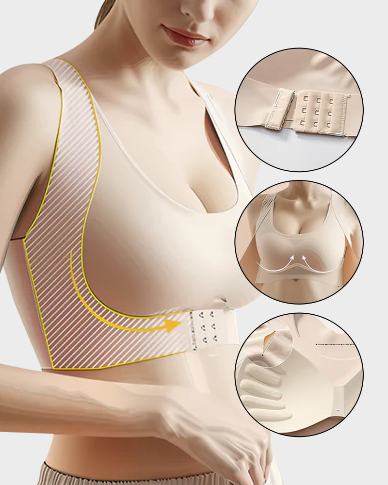 🔥LAST DAY PROMOTION - 50% OFF | LOVILDS Front Closure Cross-Back Wireless Posture Bra
