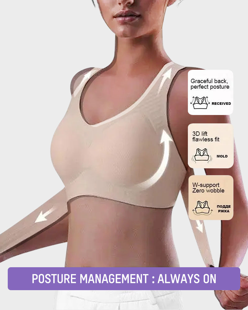 🔥LAST DAY PROMOTION - 50% OFF | LOVILDS Front Closure Cross-Back Wireless Posture Bra