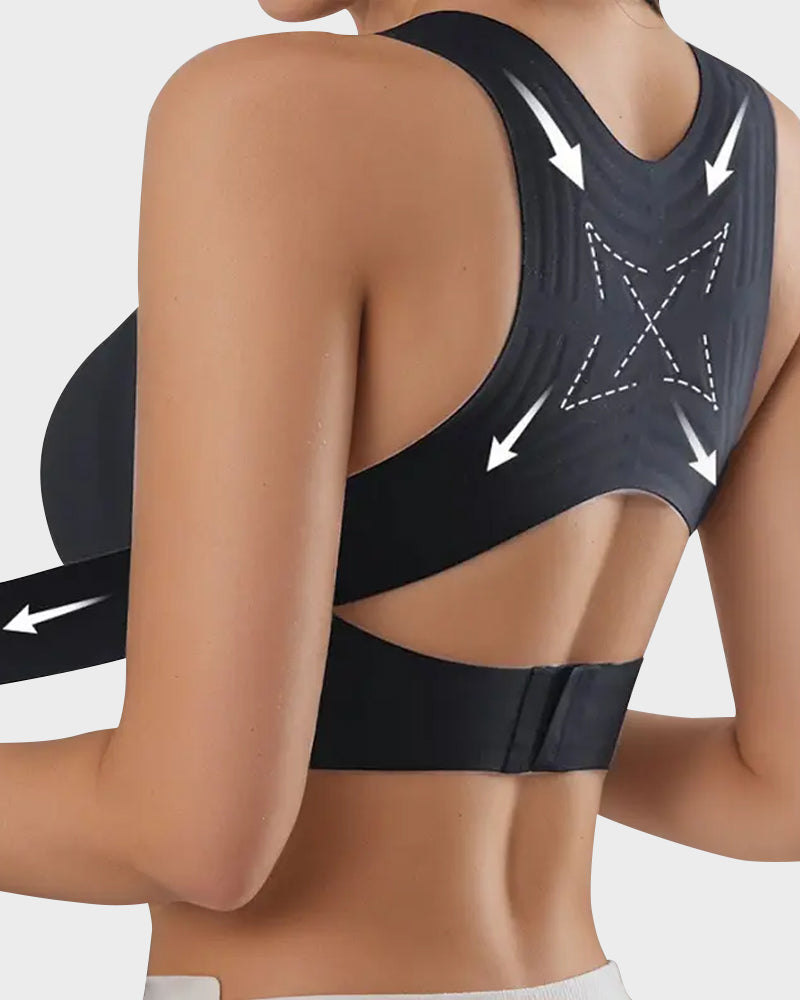 🔥LAST DAY PROMOTION - 50% OFF | LOVILDS Front Closure Cross-Back Wireless Posture Bra