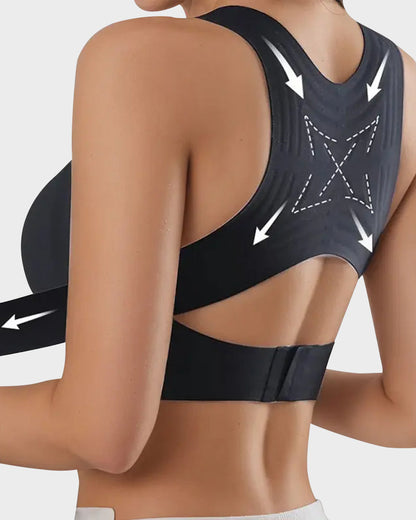 🔥LAST DAY PROMOTION - 50% OFF | LOVILDS Front Closure Cross-Back Wireless Posture Bra