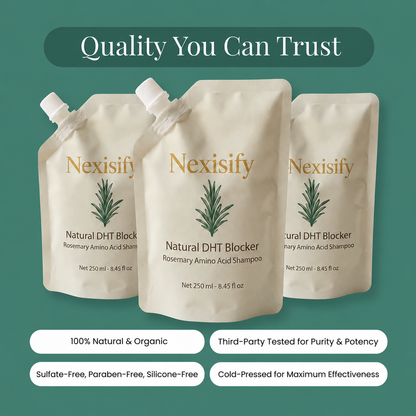Nexisify Rosemary Amino Acid Shampoo– Repair, Nourish & Strengthen – Reduces Hair Fall